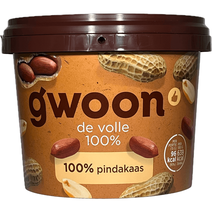G'woon Pindakaas 100% emmer