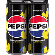 Pepsi Zero lemon 4x25cl