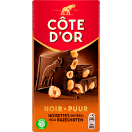 Côte d'Or Bloc chocoladereep puur hazelnoten