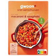 G'woon Kruidenmix macaroni/spaghetti 3-pack