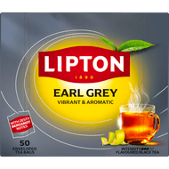 Lipton Zwarte thee rich earl grey kop 50 zk.