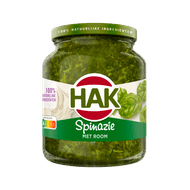 Hak Spinazie met room