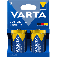 Varta Batterij longlife power d 2 st.