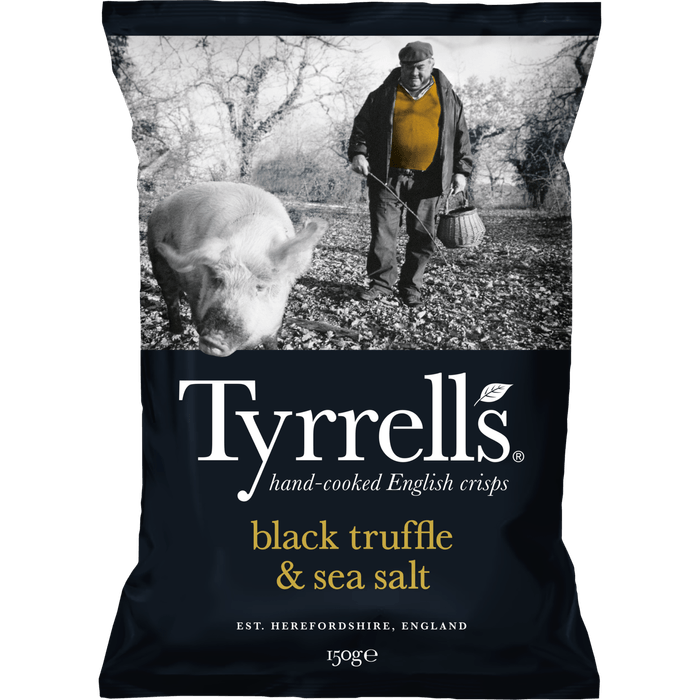 Tyrrells Chips truffel sea salt seasoning