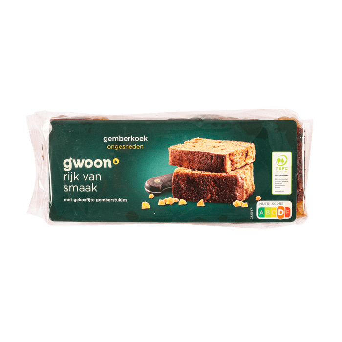 G'woon Gemberkoek ongesneden