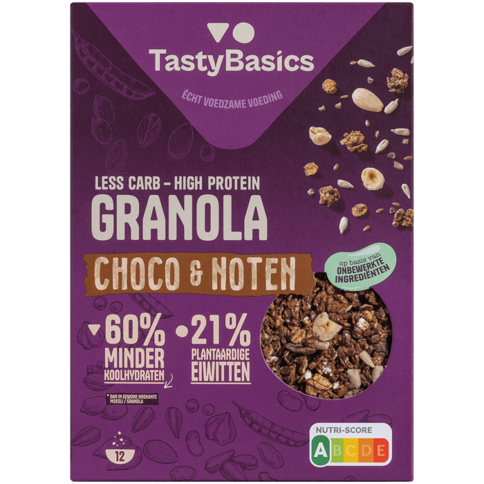 TastyBasics Granola choco noten