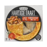 The Pie Factory Hartige taart pie runderstoof met ui