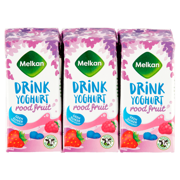 Melkan Drinkyoghurt rode vruchten