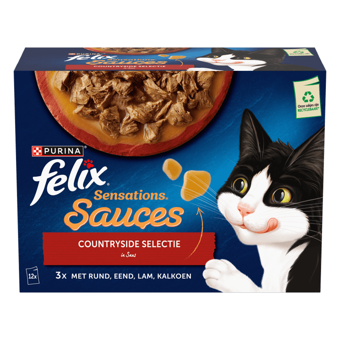 Felix Kattenvoer sensations countryside12 stuks