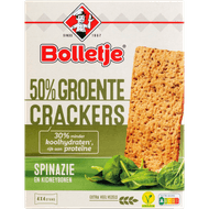 Bolletje Groentecrackers spinazie 4x4 st