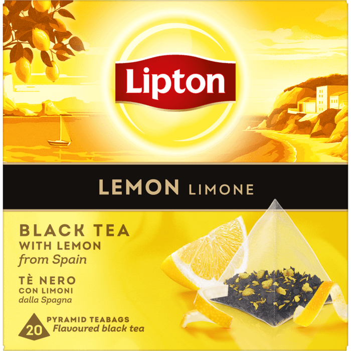 Lipton Thee lemon kop 20 zk.