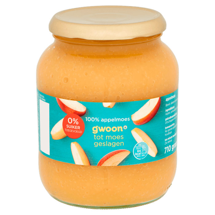 G'woon Appelmoes 0% toegevoegde suiker