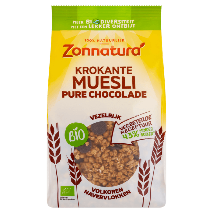 Zonnatura Krokante muesli chocolade