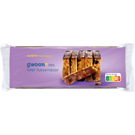 G'woon Ontbijtkoekrepen rozijnen 6 stuks