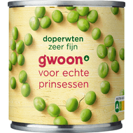 G'woon Doperwten zeer fijn