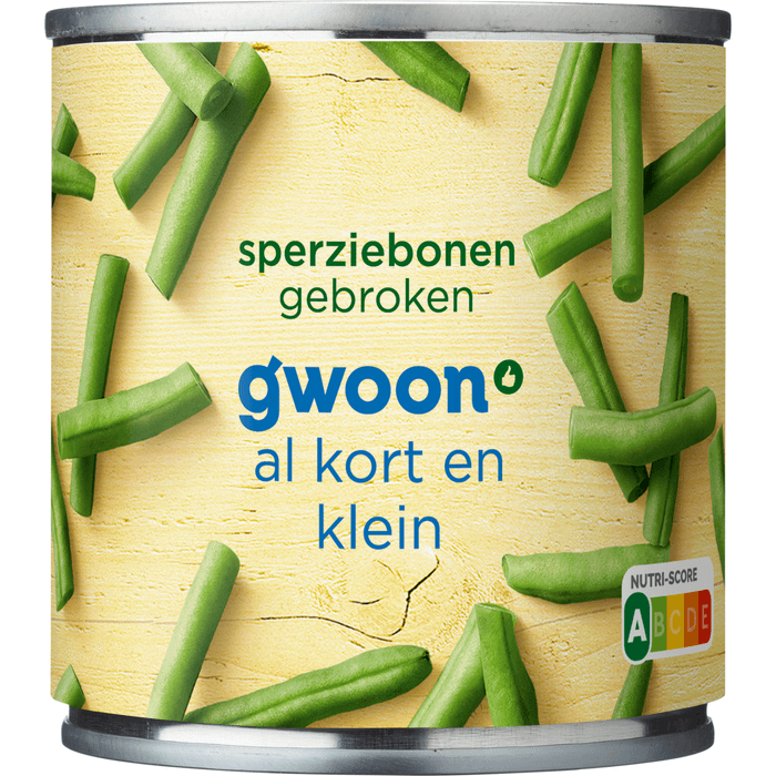G'woon Sperziebonen gebroken
