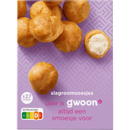 G'woon Slagroomsoesjes 27 stuks