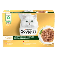 Gourmet Gold malse lekkernijen kip zalm rund zeevis 12x
