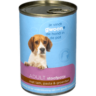 G'woon Hondenvoer stoofpotje lam-pasta-groente