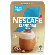 Nescafé Oploskoffie cappuccino cafeïnevrij