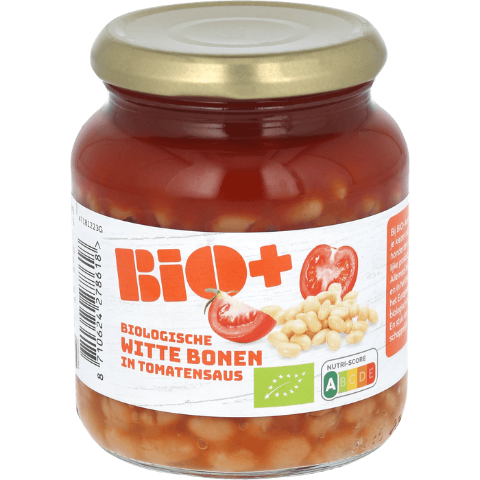 Bio+ Witte bonen in tomatensaus