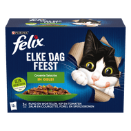 Felix Kattenvoer elke dag feest met groente in gelei 12 stuks