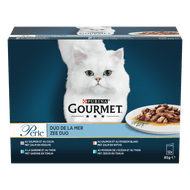Gourmet Kattenvoer perle zee duo 12 st.