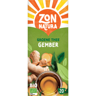 Zonnatura Biologische kruidenthee groene thee gember