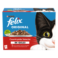 Felix Kattenvoer vlees selectie 12 stuks