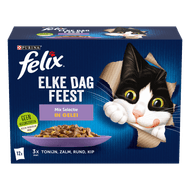 Felix Kattenvoer elke dag feest mix 12 stuks