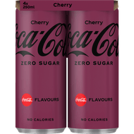 Coca-Cola Zero cherry 4x25 cl