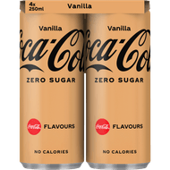 Coca-Cola Zero vanilla 4x25cl