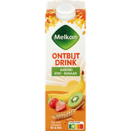 Melkan Ontbijtdrink aardbei-kiwi-banaan