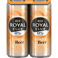 Royal Club Ginger beer 0% 4x 25cl