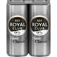 Royal Club Tonic 0% 4x25 cl