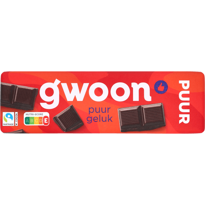G'woon Chocoladereep puur