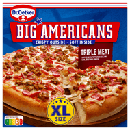 Dr. Oetker Big Americans pizza XL triple meat