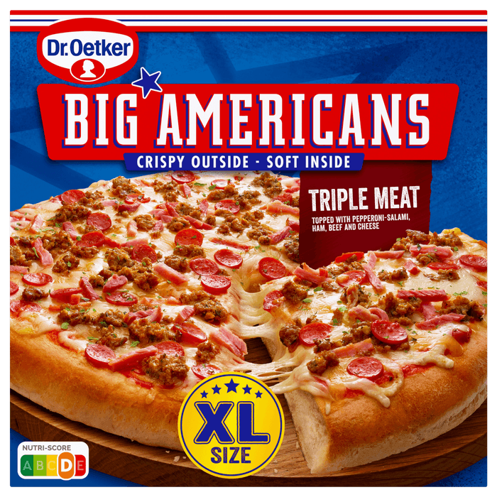 Dr. Oetker Big Americans pizza XL triple meat