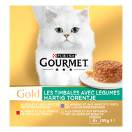 Gourmet Gold hartig torentje rund 8 stuks