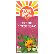 Zonnatura Biologische kruidenthee detox citroengras