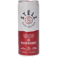Stelz Hard seltzer raspberry