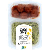Daily Chef Andijvie stamppot met gehaktballetjes