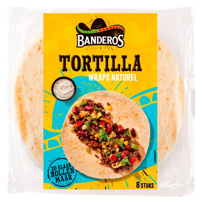 Banderos Tortilla wraps 8 st.