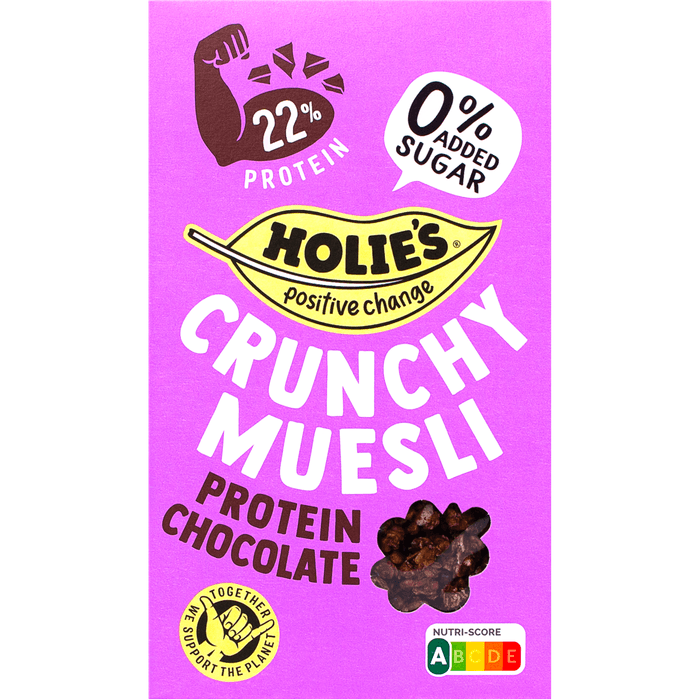 Holie's Crunchy muesli protein chocolate