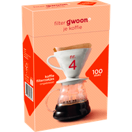 G'woon Koffiefilterzakjes ongebleekt nr. 4