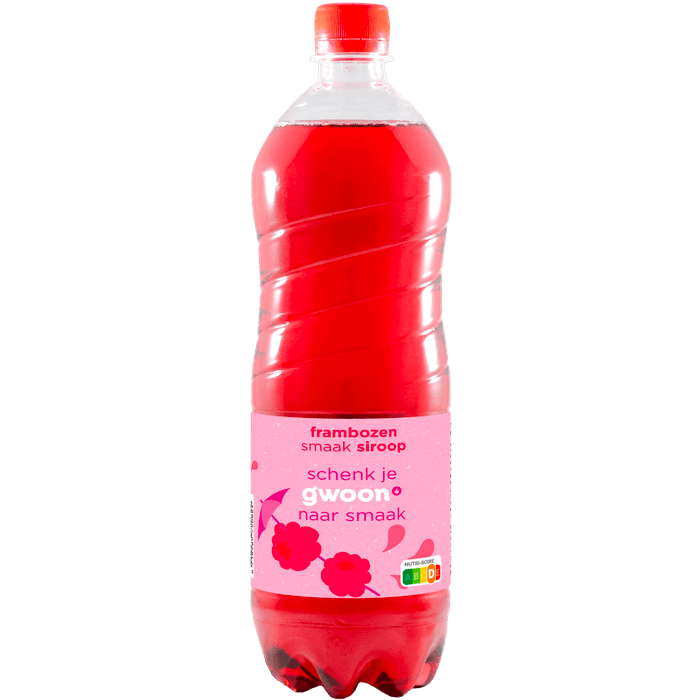 G'woon Limonadesiroop framboos