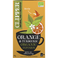 Clipper Kruidenthee orange-turmeric kop 20 zakjes