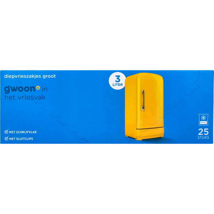 G'woon Diepvrieszakken 3l
