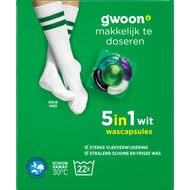 G'woon Wascapsules 5-in-1 wit