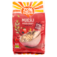 Zonnatura Muesli bio rood fruit vezelrijk